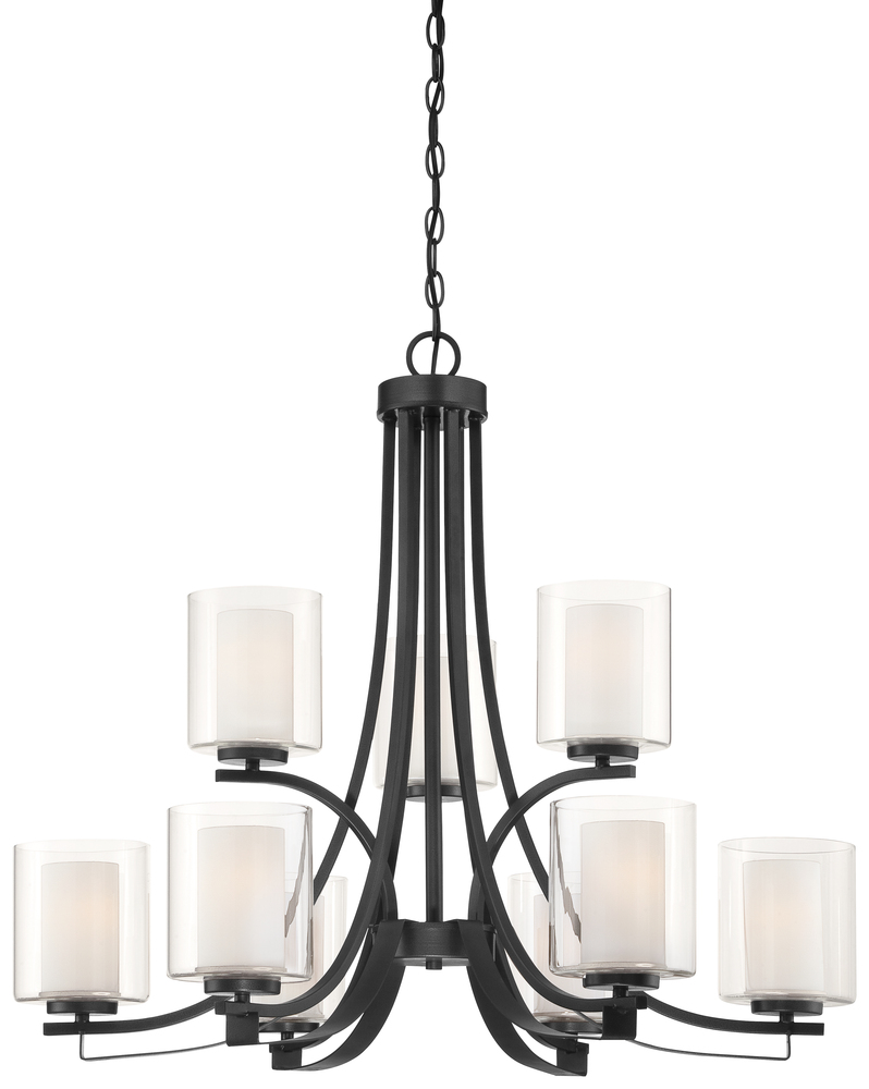 PARSONS STUDIO - 9 LIGHT CHANDELIER