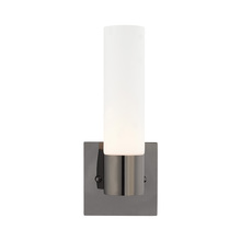 Livex Lighting 10101-46 - 1 Lt Black Chrome ADA Wall Sconce