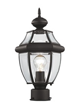 Livex Lighting 2153-07 - 1 Light Bronze Outdoor Post Lantern