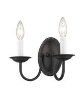 Livex Lighting 4152-04 - 2 Light Black Wall Sconce