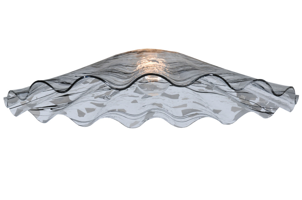 18"W Metro Branches Scalloped Shade