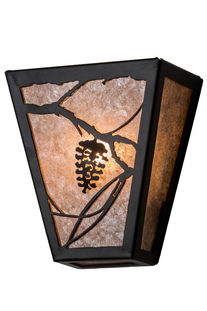 7" Wide Whispering Pines Wall Sconce