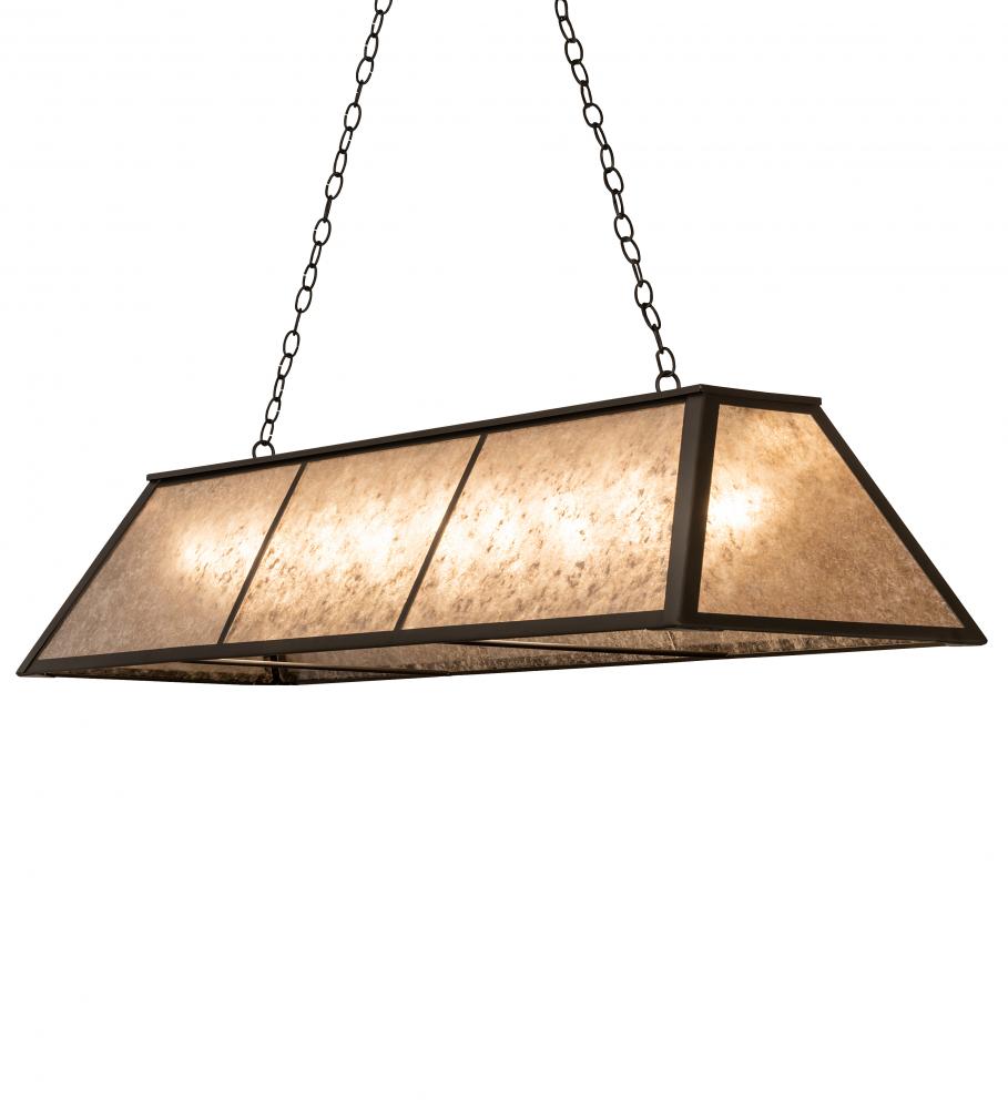 60" Long Tri-Panel Oblong Pendant