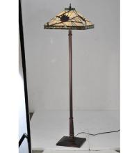 Meyda Green 106506 - 60" High Pinecone Mission Floor Lamp