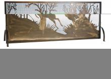 Meyda Green 113656 - 44"W X 31.5"H Deer on the Loose Fireplace Screen