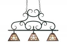 Meyda Green 116150 - 36" Long Bandolei 3 Light Island Pendant