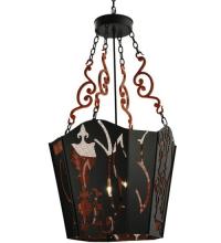 Meyda Green 136464 - 23"Sq Panier Wasre Pendant
