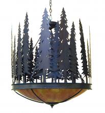 Meyda Green 140717 - 30" Wide Tall Pines Inverted Pendant