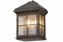 Meyda Green 153913 - 8"W Myles Lantern Wall Sconce