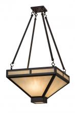 Meyda Green 169069 - 18"Sq Whitewing Inverted Pendant