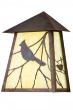 Meyda Green 183213 - 9"W Stillwater Song Bird Wall Sconce