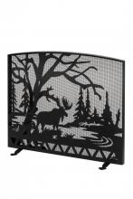 Meyda Green 188444 - 47"W X 39"H Moose Creek Arched Fireplace Screen