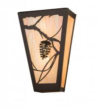 Meyda Green 192001 - 11" Wide Whispering Pines Wall Sconce