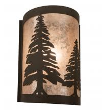 Meyda Green 200796 - 8" Wide Tall Pines Left Wall Sconce