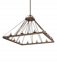 Meyda Green 205649 - 60" Square Retreat Chandelier