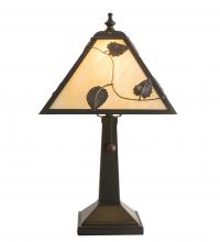 Meyda Green 217778 - 9" Square Vine Leaf Table Lamp
