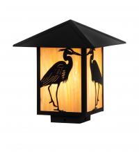 Meyda Green 221655 - 10" Square Seneca Heron Deck Light