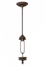 Meyda Green 23198 - 5.5"W Mahogany Bronze 1 LT Inverted Pendant Hardware