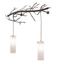 Meyda Green 243054 - 24" Wide Winter Solstice 2 Light Wall Sconce