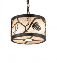 Meyda Green 244174 - 10" Wide Whispering Pines Inverted Pendant