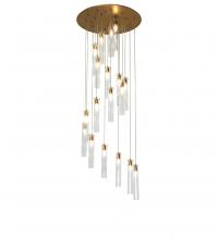 Meyda Green 248697 - 36" Wide Cilindro 18 Light Cascading Pendant