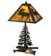 Meyda Green 27293 - 21"H Lone Moose Table Lamp