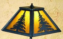 Meyda Green 31404 - 15" High Tall Pines Mini Lamp