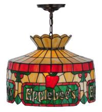 Meyda Green 79763 - 16" Wide Applebee's Personalized Pendant