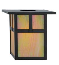 Meyda Green 83246 - 6.5" Square Hyde Park "T" Mission Shade