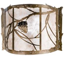 Meyda Green 98133 - 12"W Whispering Pines Wall Sconce
