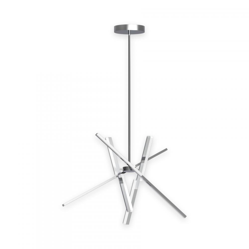 Stix - LED Pendant - Chrome