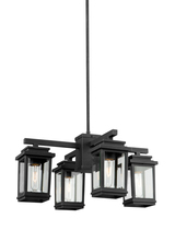 Artcraft AC8198BK - Freemont 4-Light Outdoor Chandeler