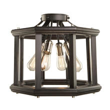 Artcraft AC11224BN - Sandalwood Flush Mount