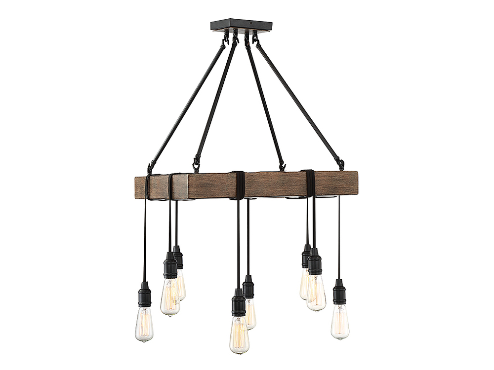 Burgess 8-Light Chandelier in Durango