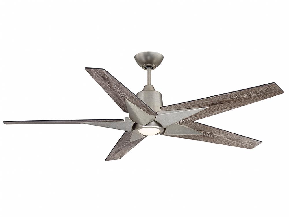 Buckenham 56" LED Ceiling Fan in Aged Pewter