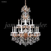 James R Moder 94329BZ22 - Madrid Cast Brass 15Light Entry Chandelier