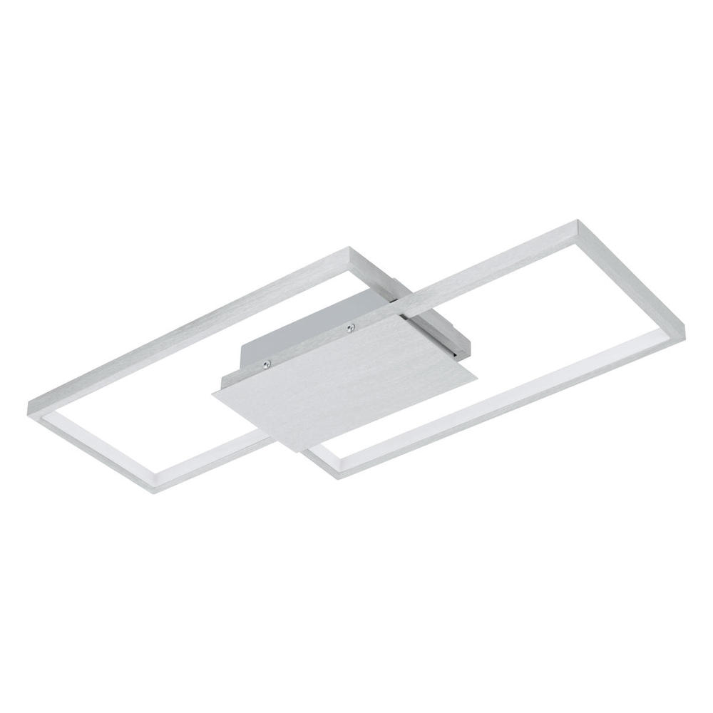 Integrated LED Ceiling / Wall Light w/ Brushed Aluminum Finish & White Acrylic Diffuser