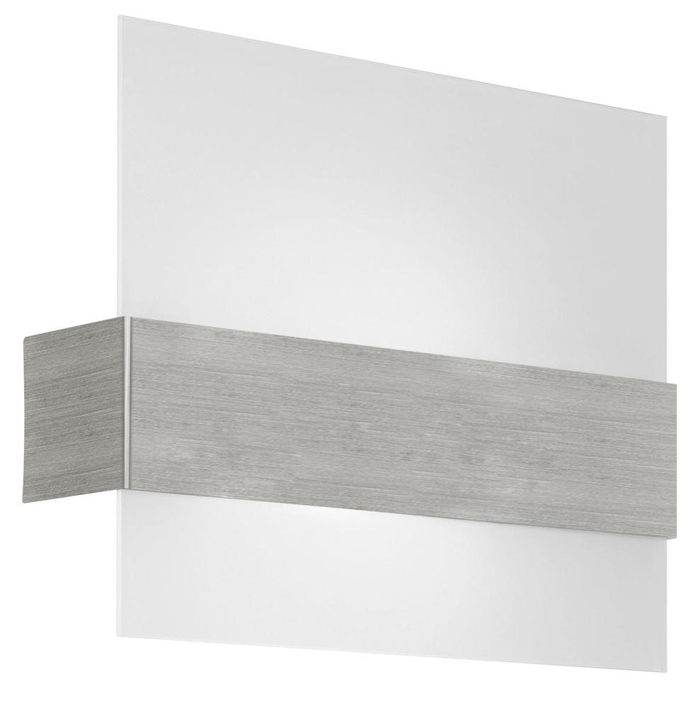 1 LT Wall Light w/ a Matte Nickel Finish & Satin Glass