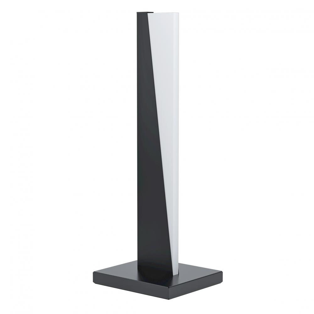 1 LT Integrated LED Table Lamp w/ Black Finish & White Acrylic Shade