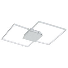 Eglo 204048A - Integrated LED Ceiling / Wall Light w/ Brushed Aluminum Finish & White Acrylic Diffuser