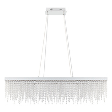 Eglo 39283A - LED Pendant w/ Chrome Finish & Clear Crystal Strands