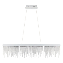 Eglo 39284A - LED Pendant w/ Chrome Finish & Clear Crystal Strands