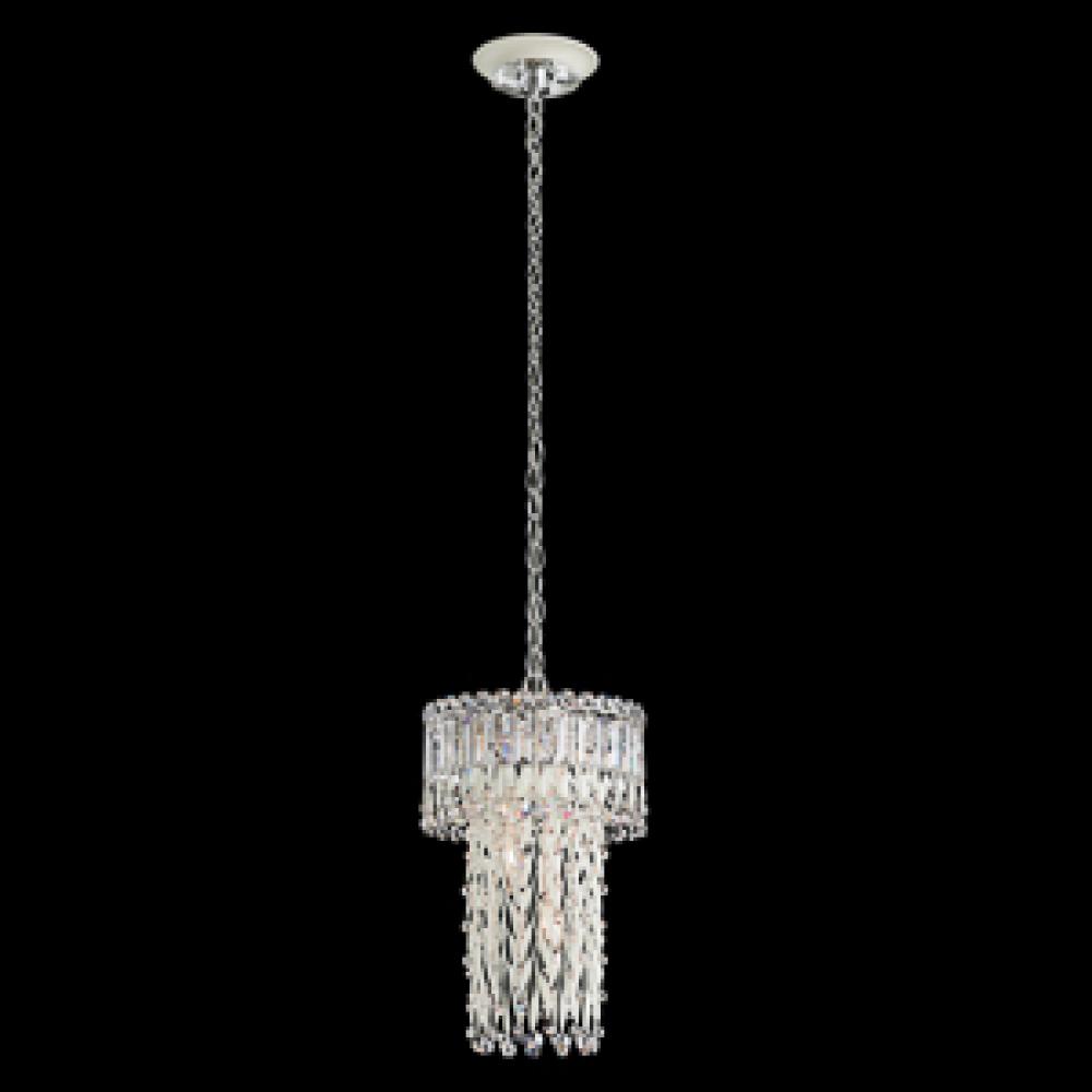 Triandra 3 Light 110V Pendant in Heirloom Gold with Clear Heritage Crystal