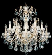 Schonbek 1870 1712-211 - Century 12 Light 120V Chandelier in Aurelia with Heritage Handcut Crystal