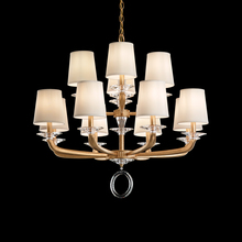 Schonbek 1870 MA1012N-23O - Emilea 12 Light 120V Chandelier in Etruscan Gold with Clear Optic Crystal