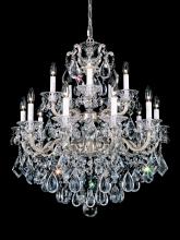 Schonbek 1870 5075-23 - La Scala 15 Light 120V Chandelier in Etruscan Gold with Clear Heritage Handcut Crystal