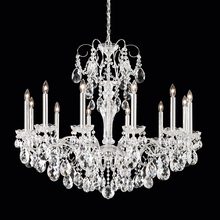 Schonbek 1870 ST1849N-40H - Sonatina 12 Light 120V Chandelier in Polished Silver with Clear Heritage Handcut Crystal