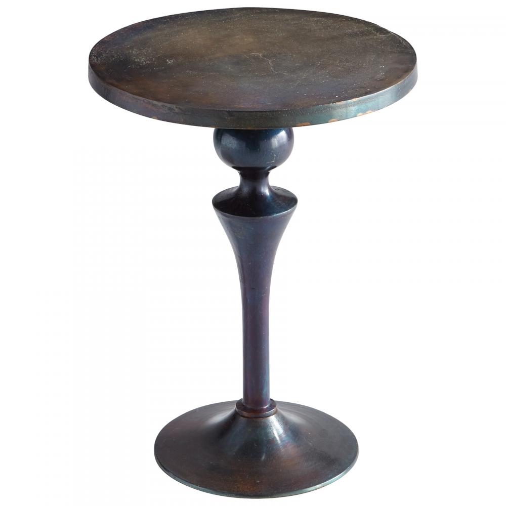 Gully Side Table Bronze And Blue - Small