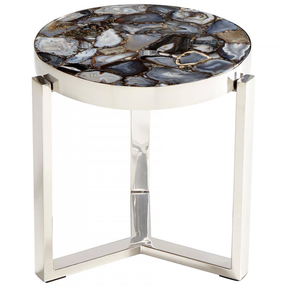 Geodance Side Table Nickel