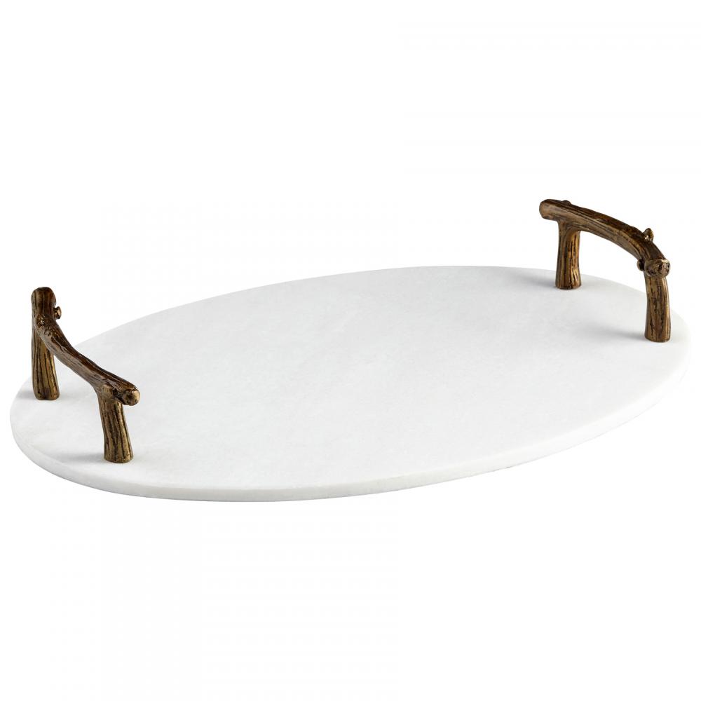 Marble Woods Tray|Bronze